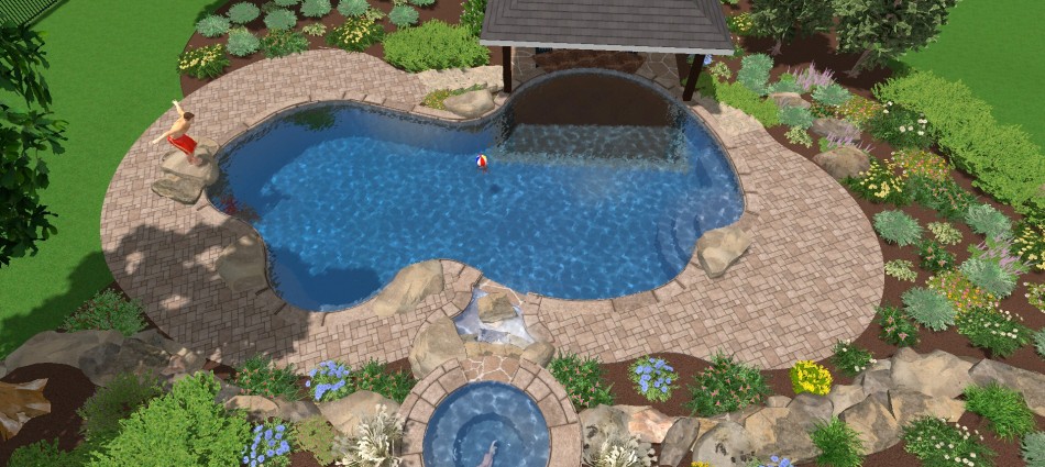 Semi Inground Pool Designs